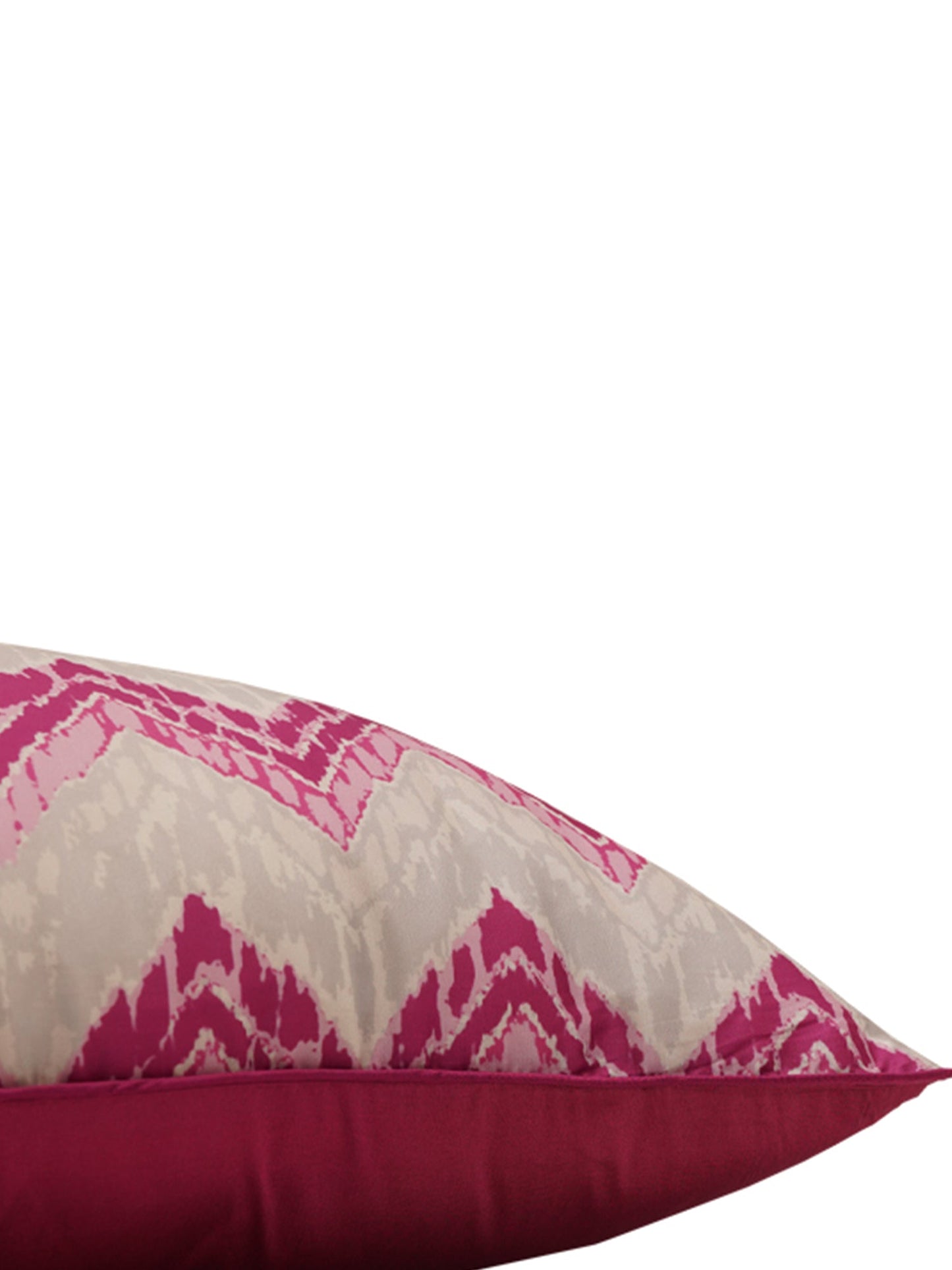 Cushion Cover Polyester Ikat  Pink - 20" X 20"