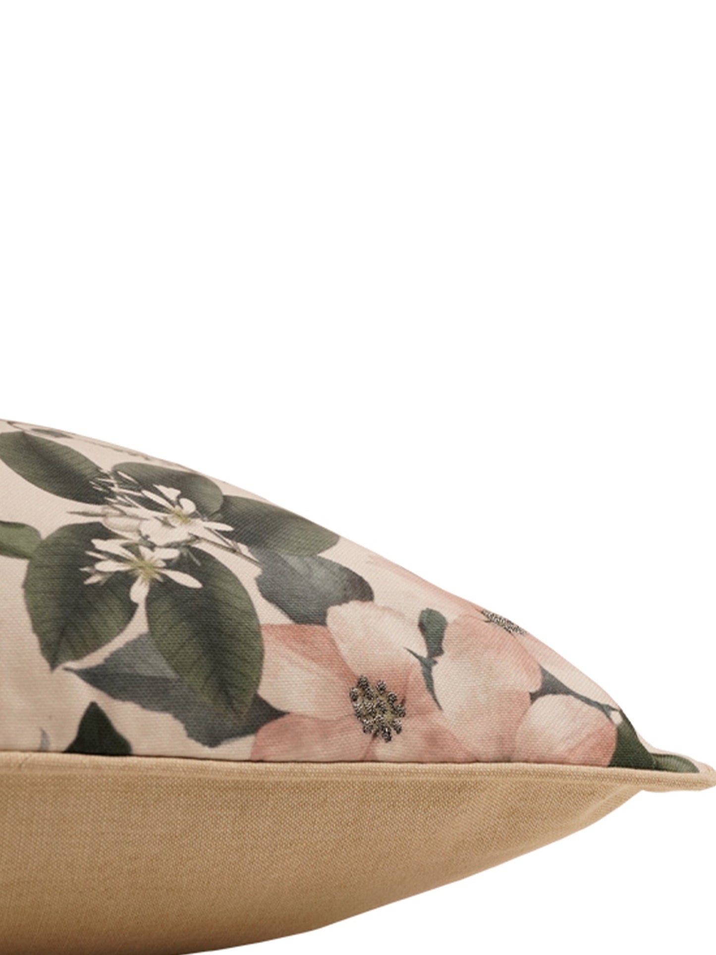 Cushion Cover Polyester Abstract Floral Green - 16" X 16"