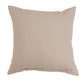Cushion Cover with Zari Embroidery on Floral Print Polycanvas Grey - 20" X 20"