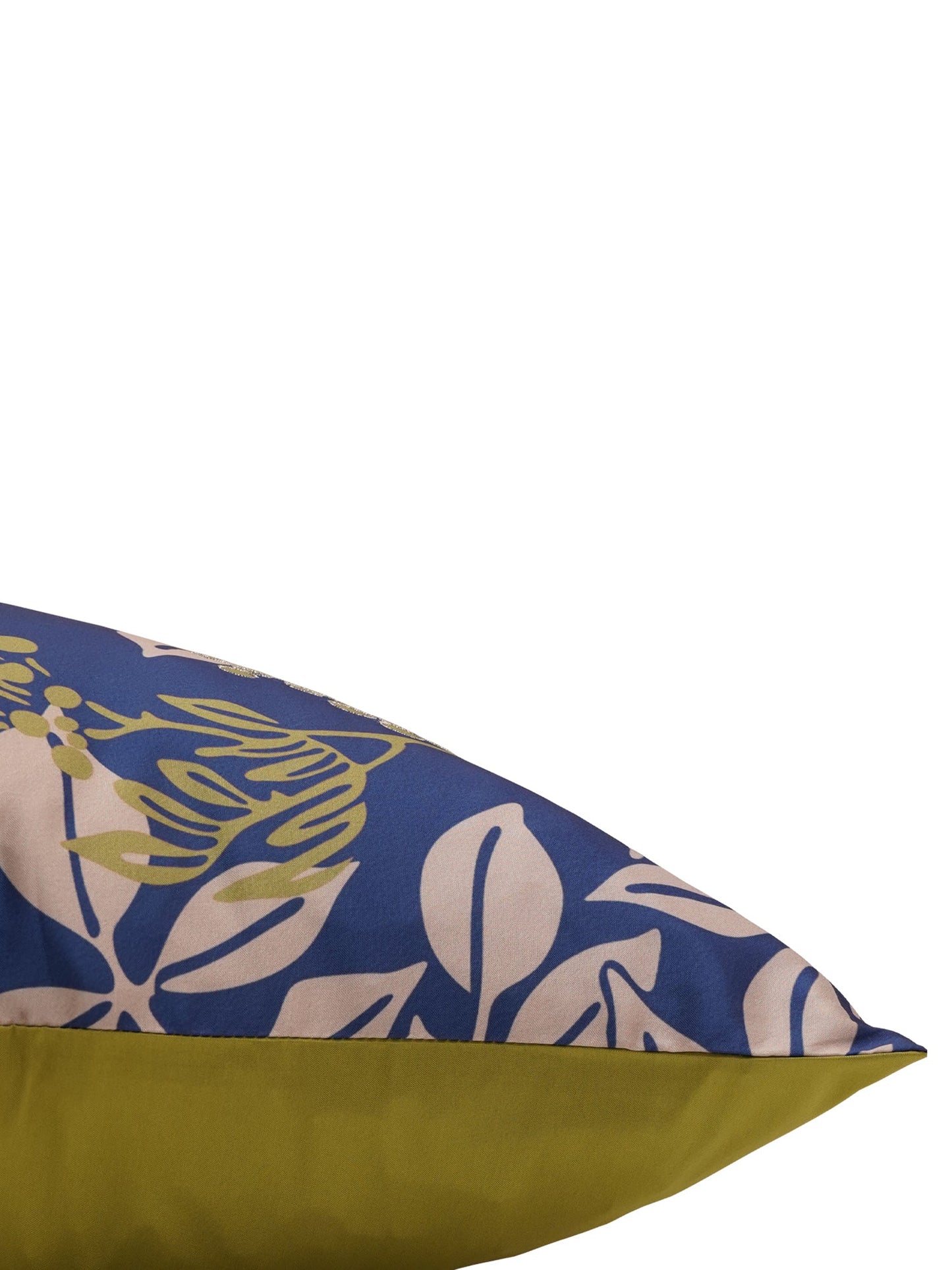 Cushion Cover Polyester Printed Blue Green - 20" X 20"