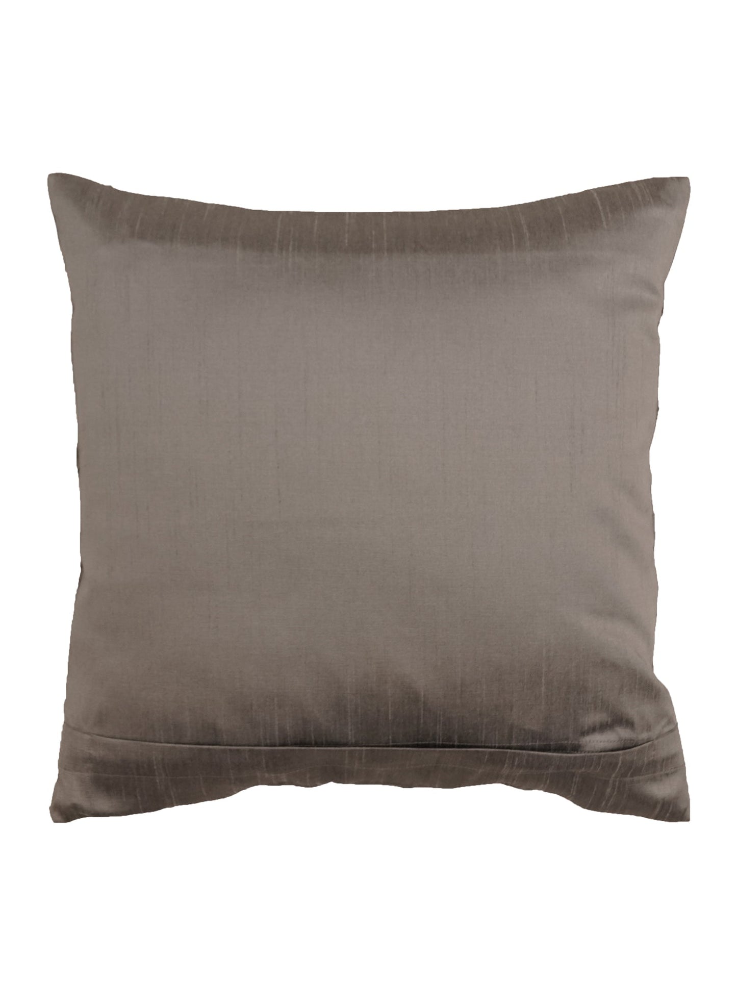 Technique Cushion Cover Polyester Shell Pin Tuck Grey - 16" X 16"