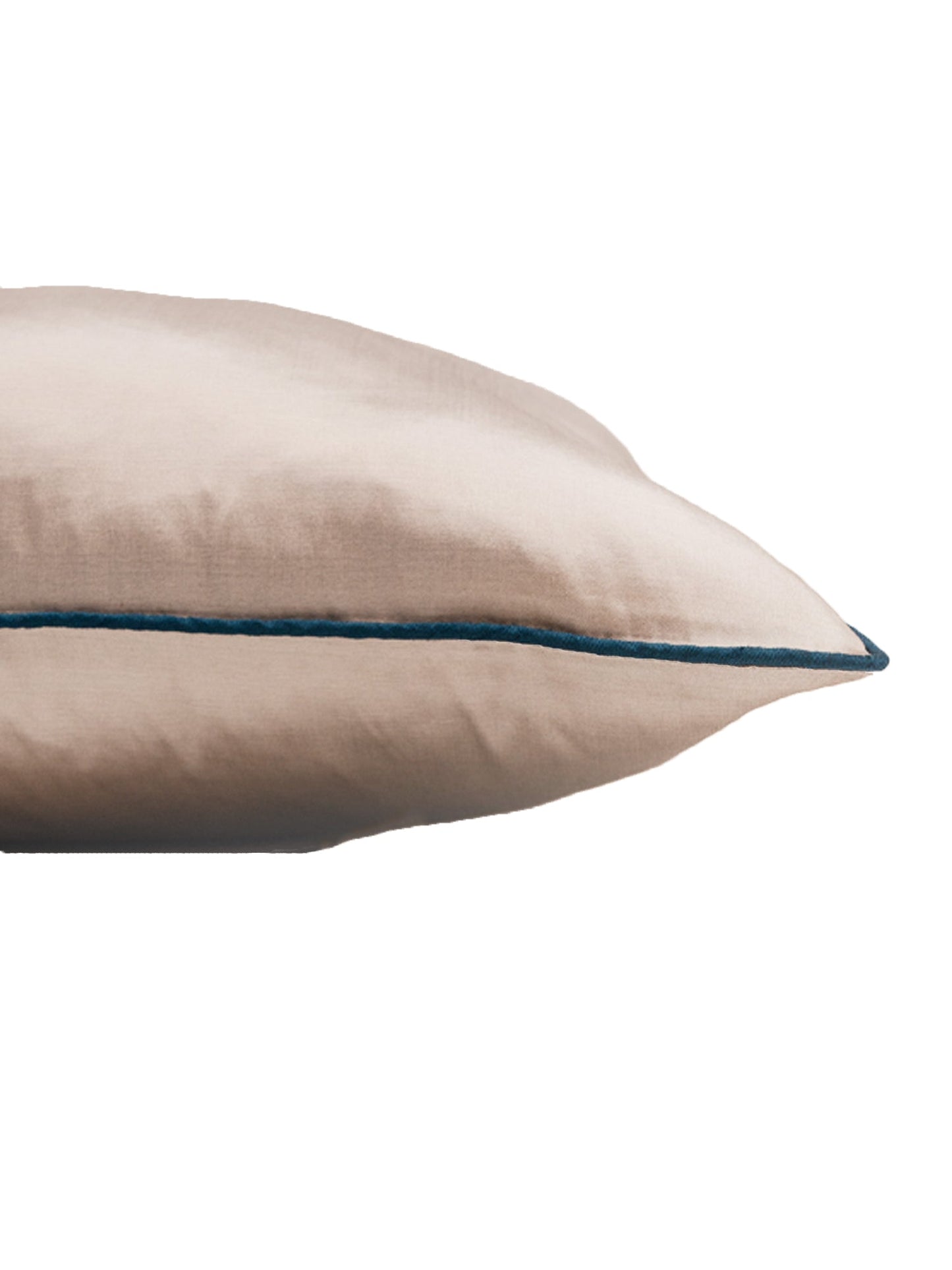 Sliver Polyester Silk Cushion Cover - 12" X 22"