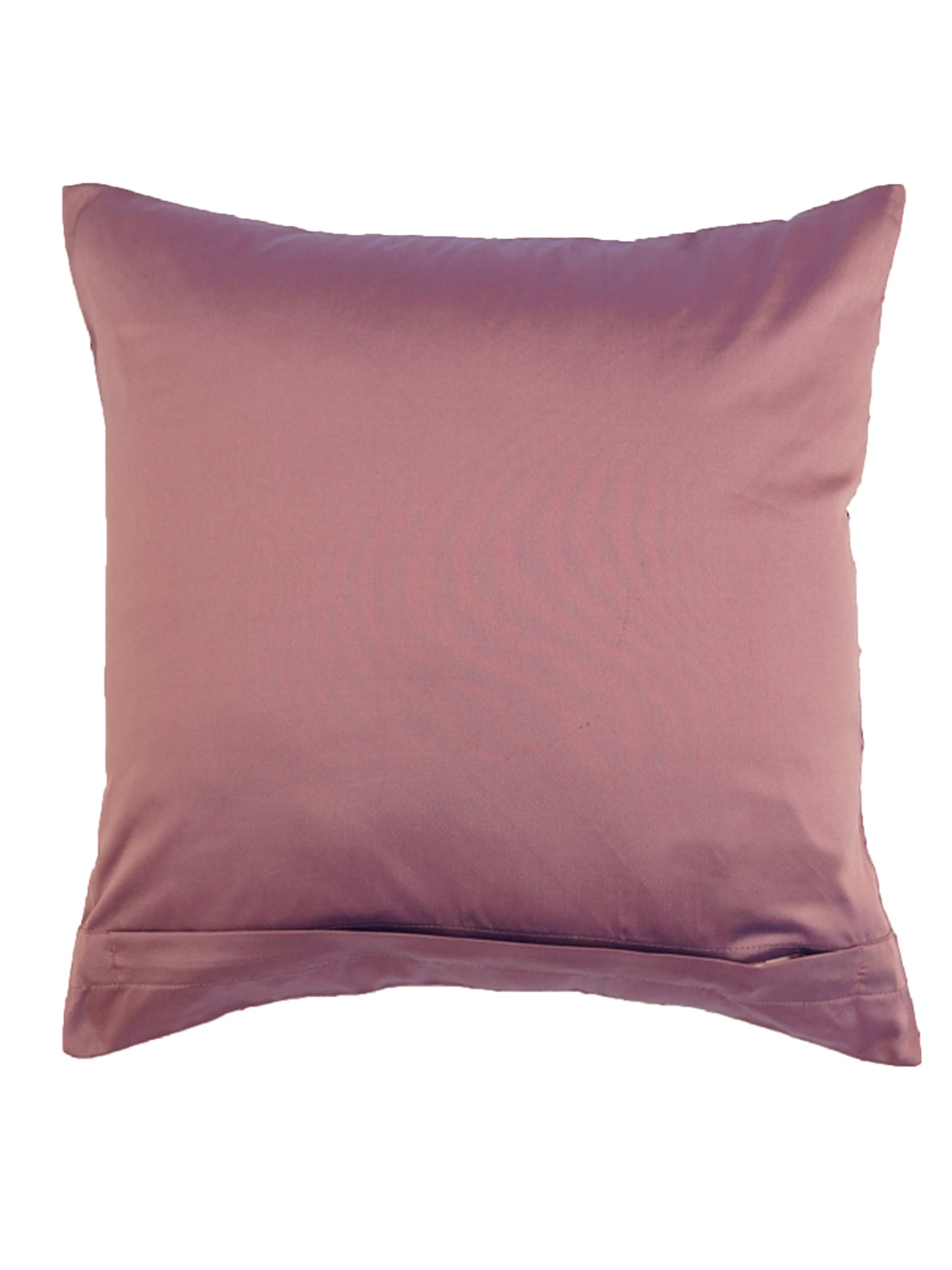 Co-ordinated Cushion Cover Set Of 5 Embroidered, Pintuck Cotton Blend Multi Color - 20" X 20", 16"X 16", 12" X 22"