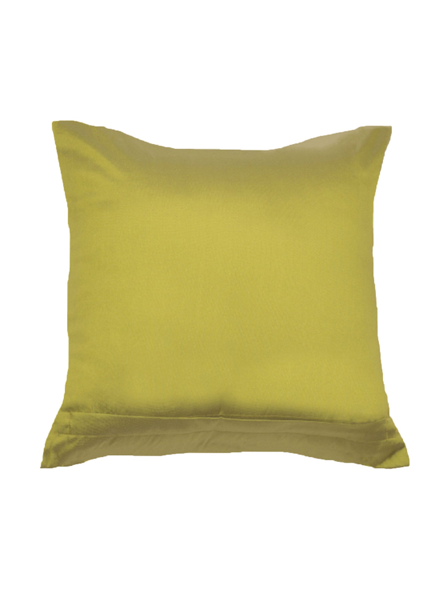 Cushion Cover Set of 3 100% Polyester Yellow And Green - "16 X 16"