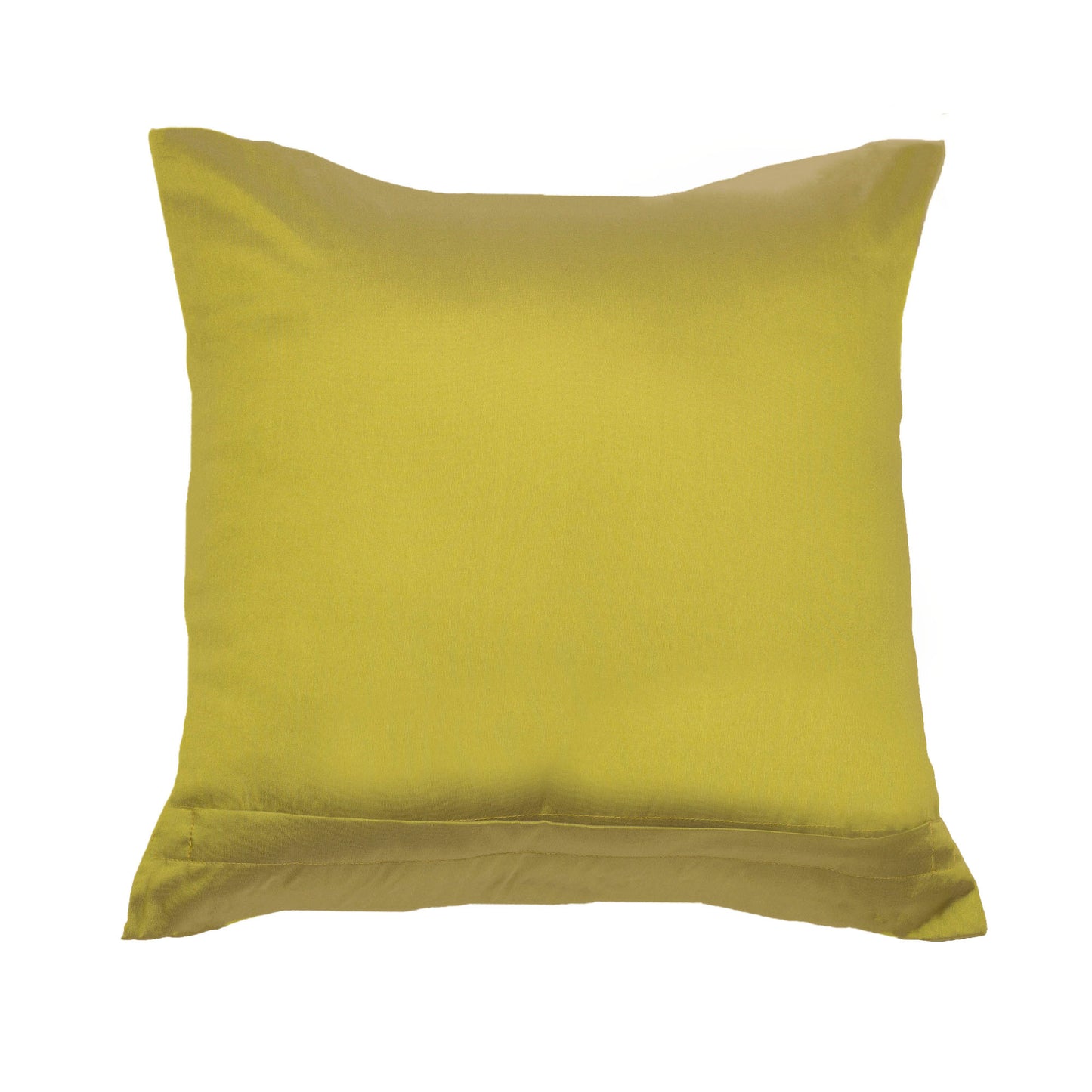 Technique Cushion Cover 100% Polyester One-Side Pleated Green - 16" X 16"