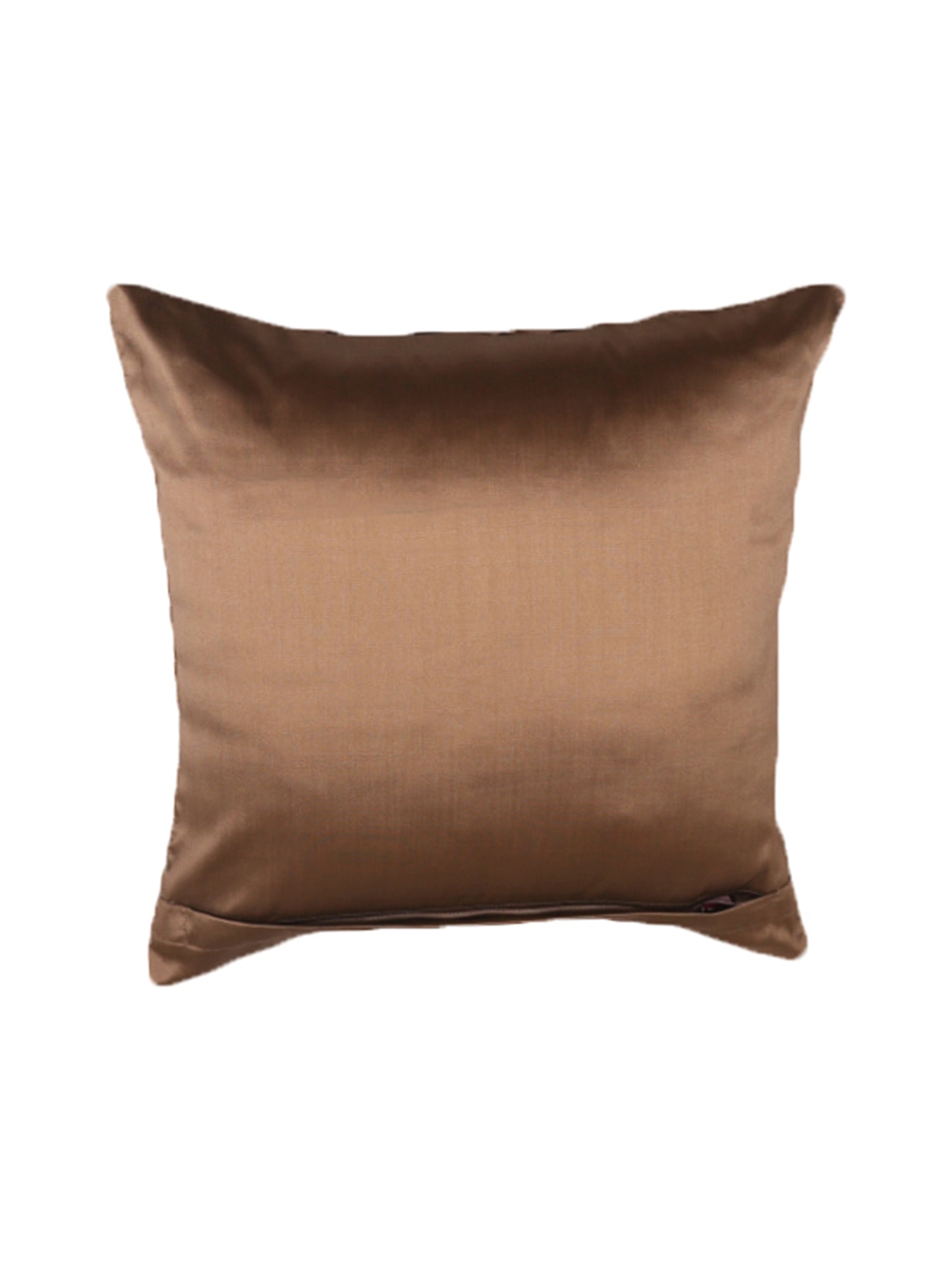 Cushion Cover Set Of 3 Embroidered Polyester Blend Pleating With Piping Multi-color - 16" X 16"