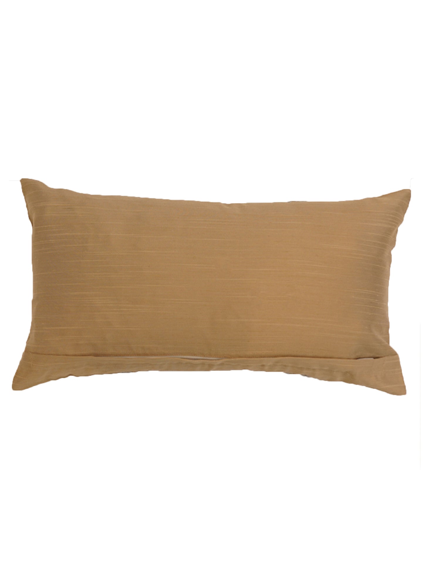 Co-ordinated Cushion Cover Set Of 5 Embroidered, Pintuck Cotton Blend Multi Color - 20" X 20", 16"X 16", 12" X 22"