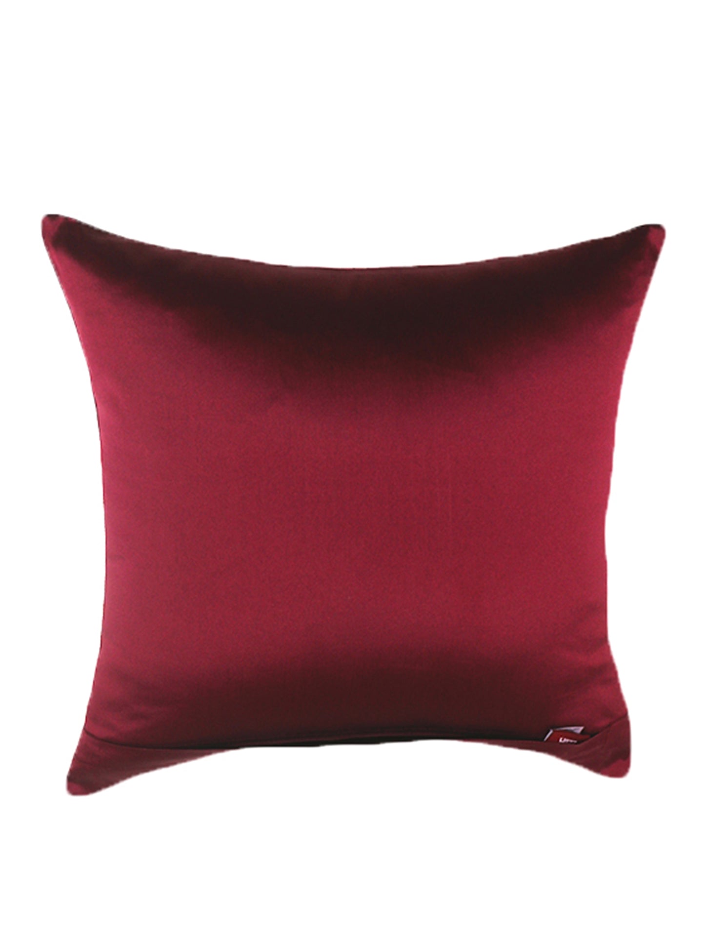 Purple Centre Pleated Cushion Cover (16 inches X 16 inches)
