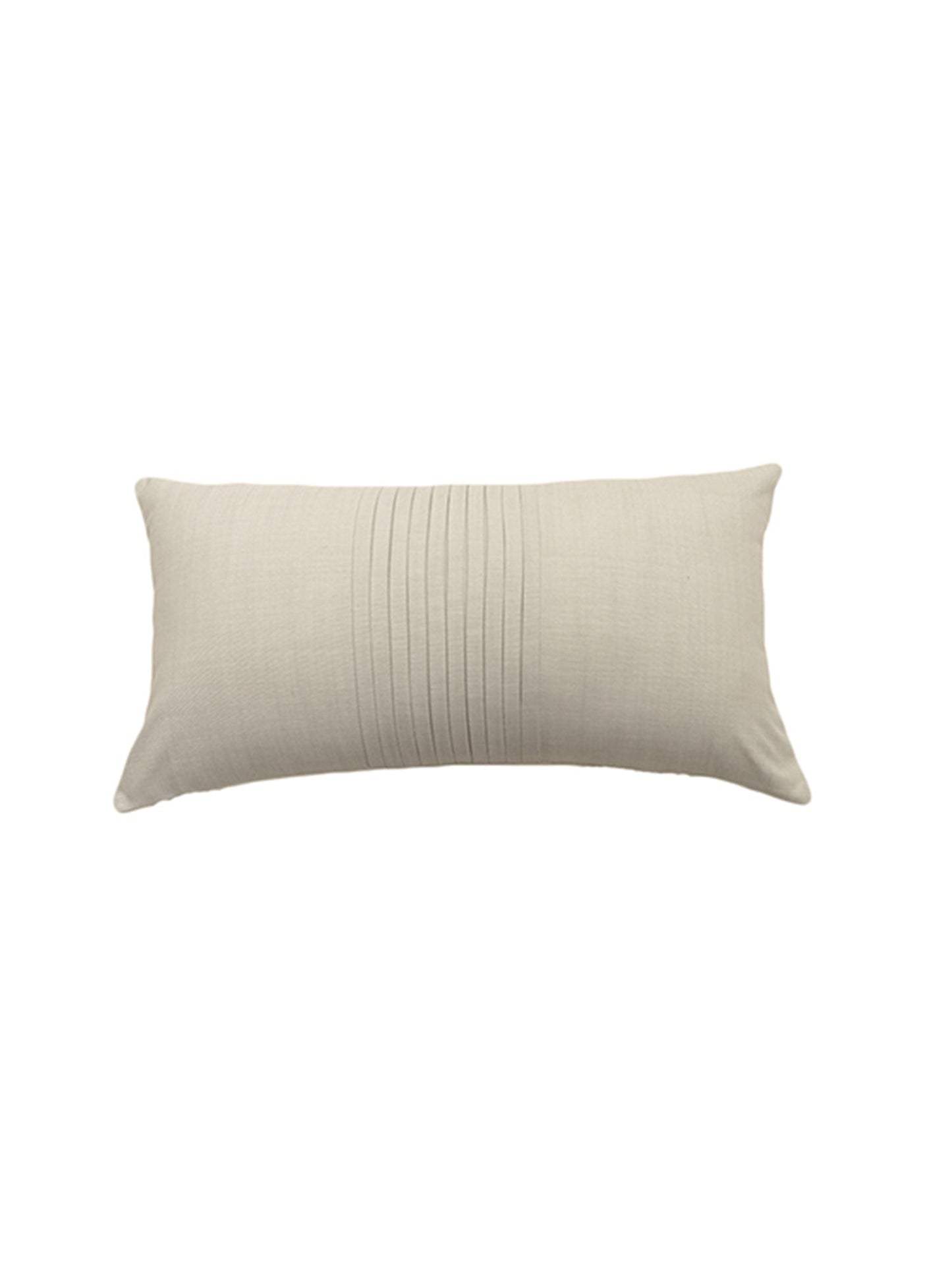 Technique Cushion Cover Cotton Blend Mint Grey - 12" X 22"