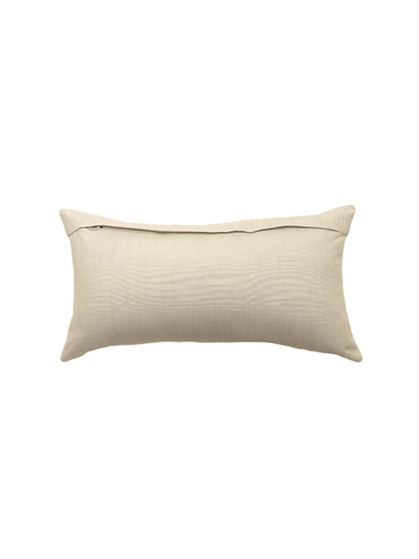 Technique Cushion Cover Cotton Blend Mint Grey - 12" X 22"