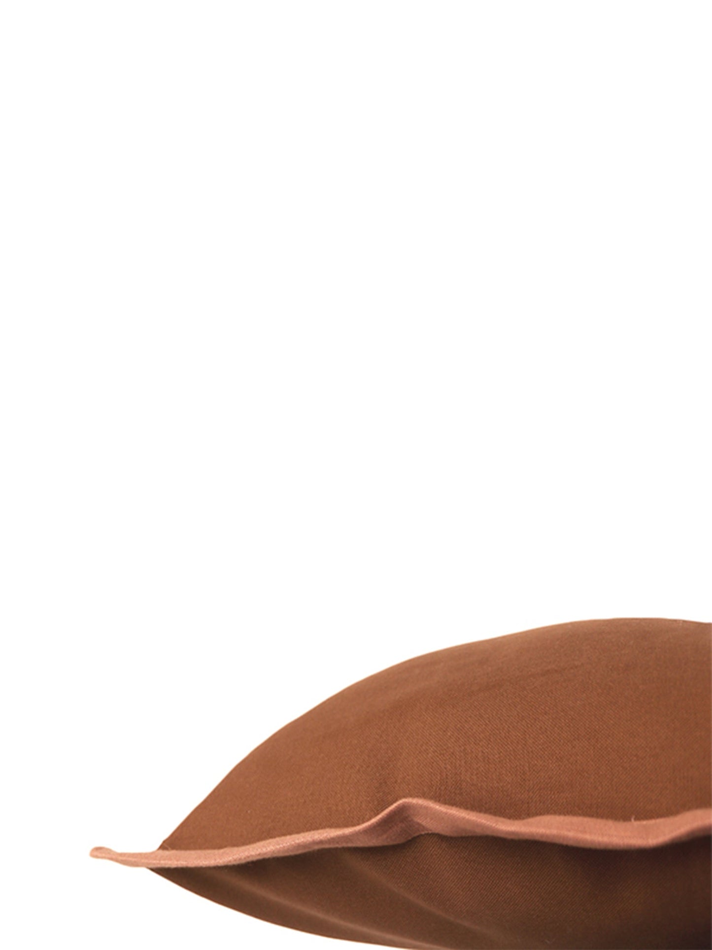 Cushion Cover Cotton Blend Brown - 16" X 16"