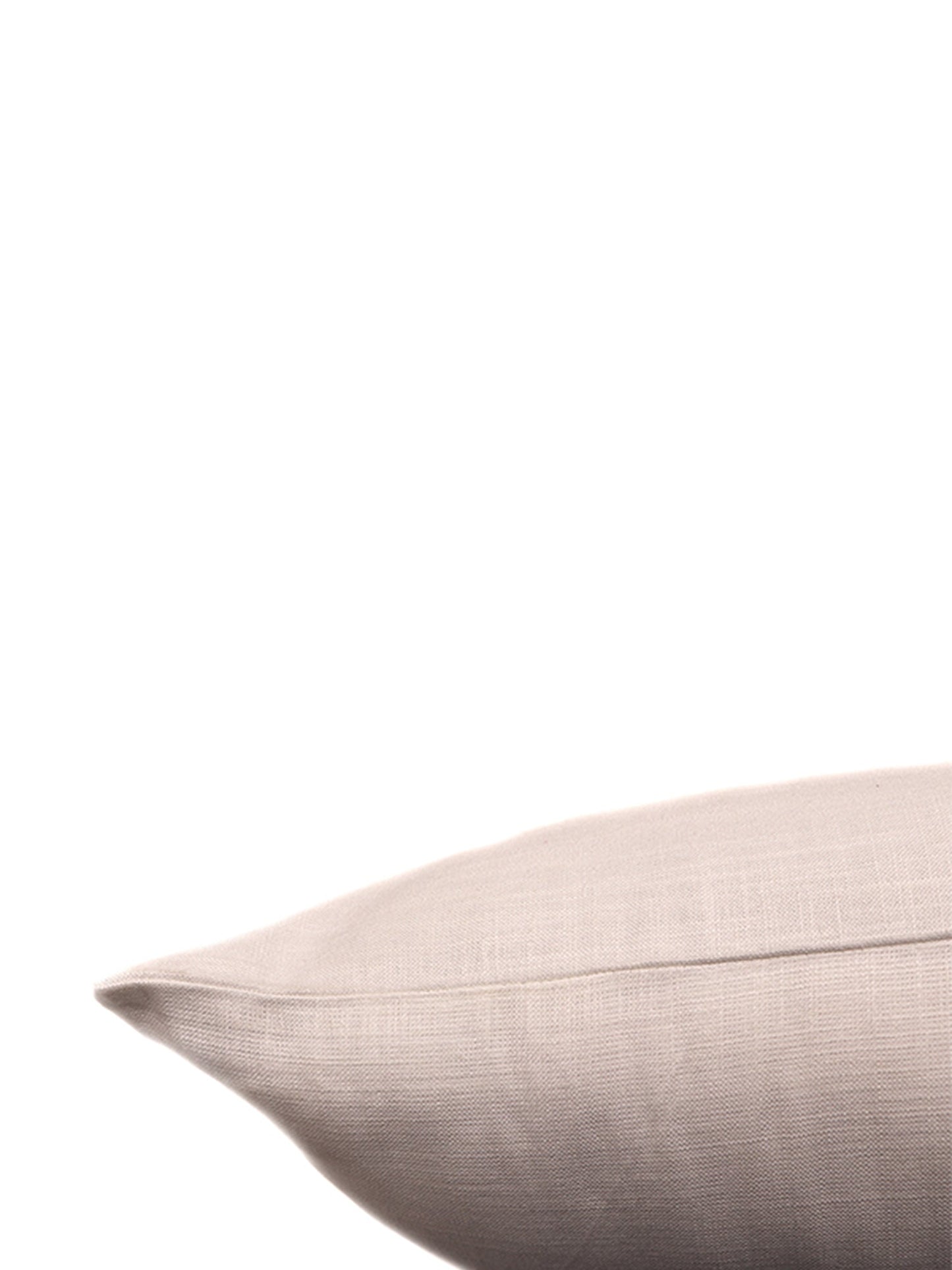 Cushion Cover Cotton Blend Beige Off White - 12" X 22"