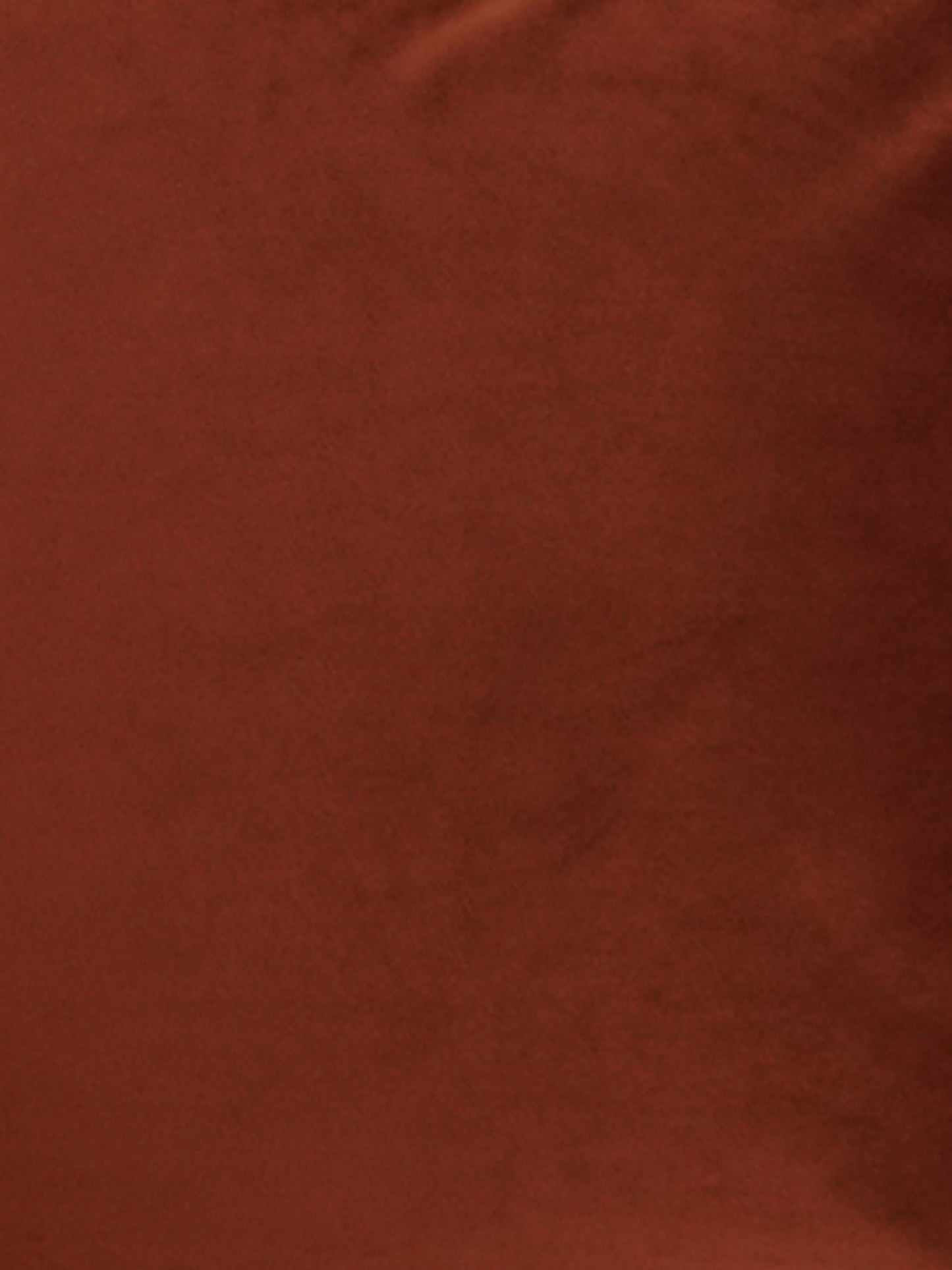 Cushion Cover Velvet Solid Rust - 12" X 12"