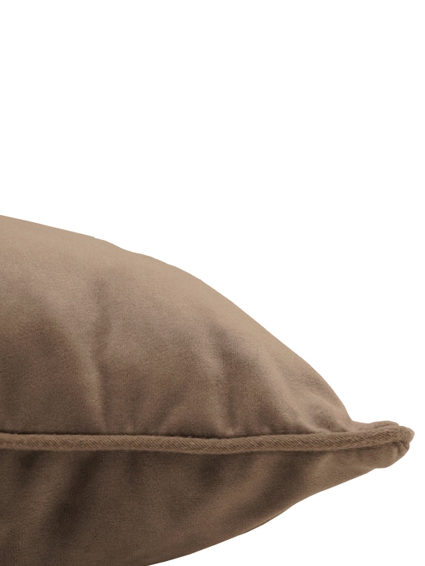 Cushion Cover Velvet Golden Brown - 20"X 20"