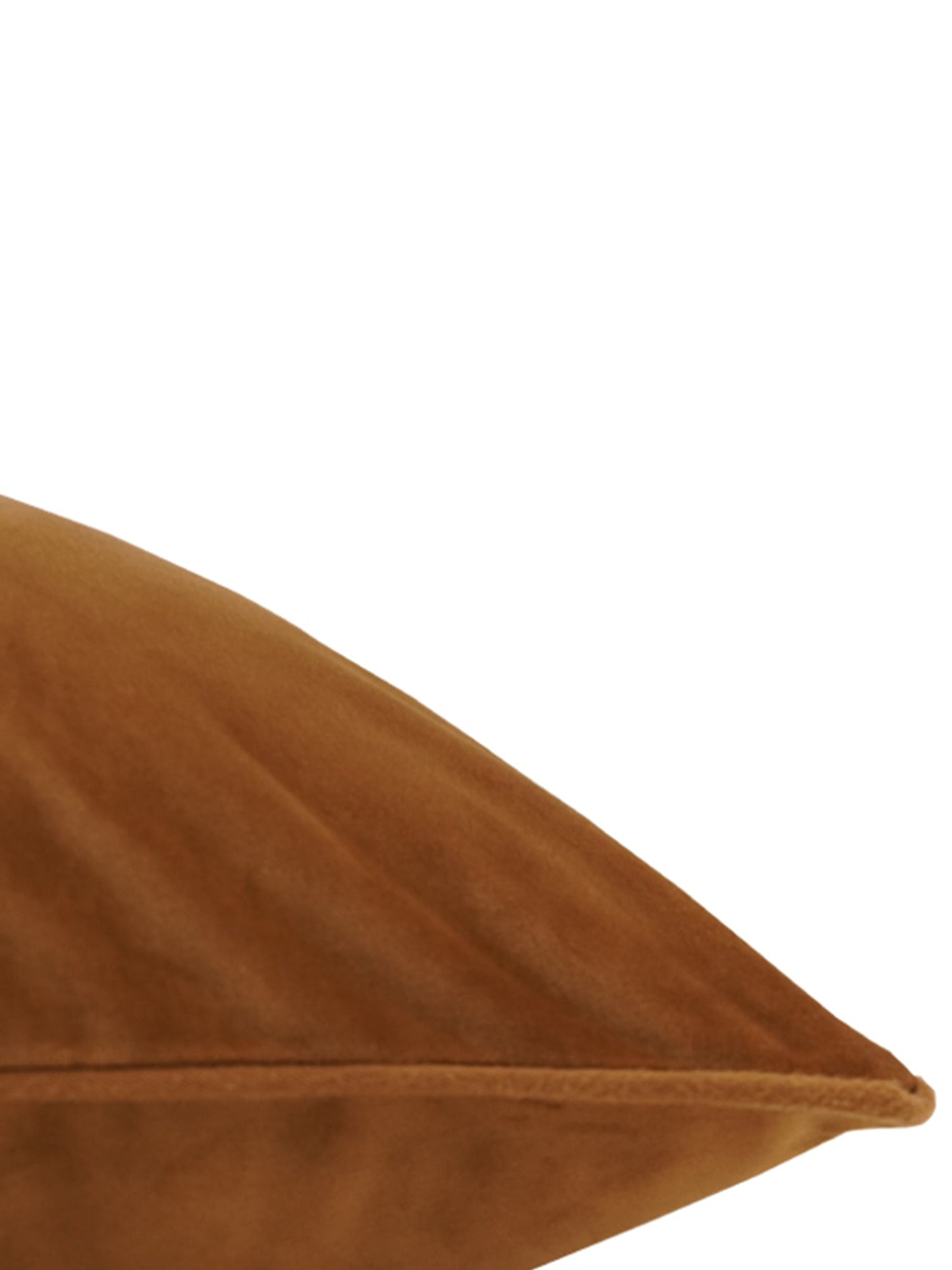 Cushion Cover Velvet Golden Brown - 20"X 20"