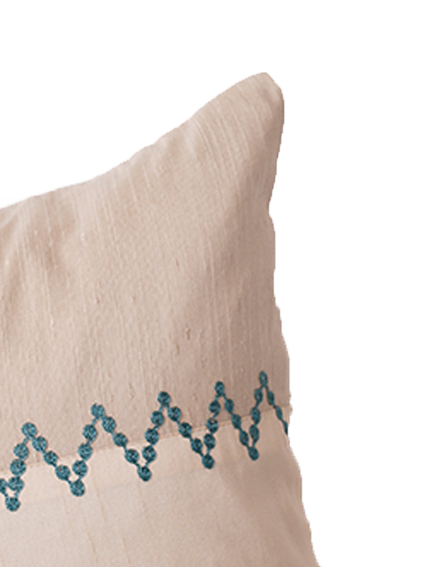 Cushion Cover 100% Polyster Geometric Offwhite - 12" X 22"