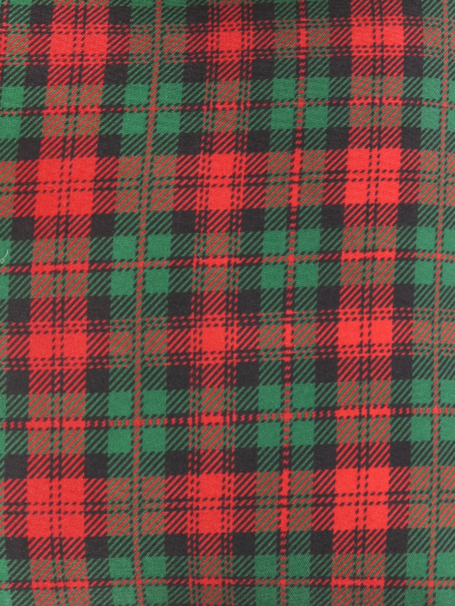 Reversible Cushion Cover Polycanvas Digital print Checks Green - 16" X 16"
