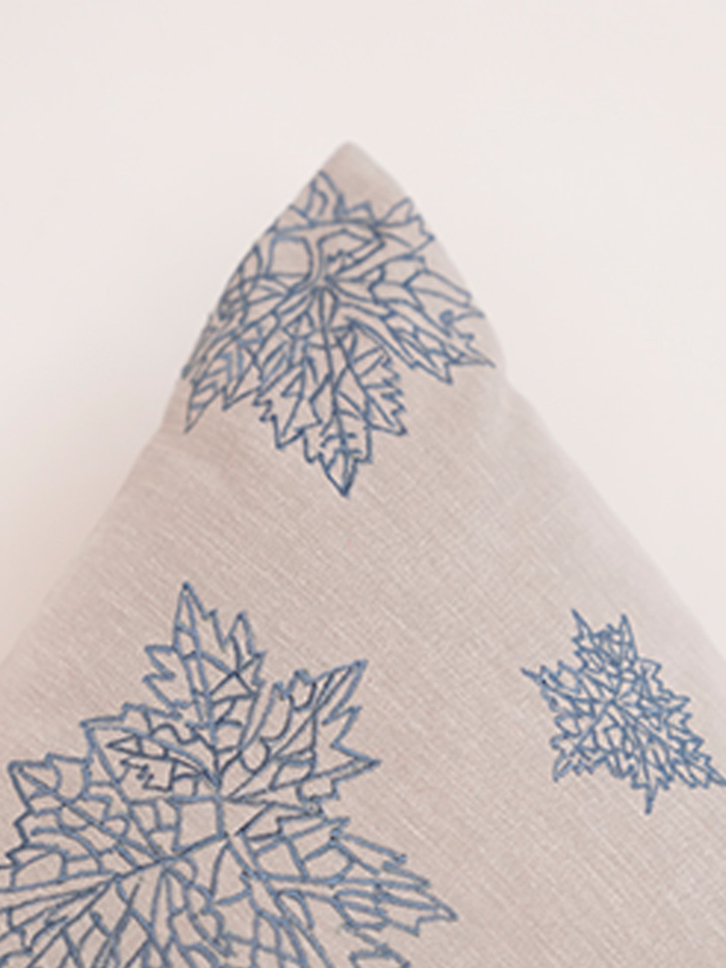 Cushion Cover Cotton Blend Embroidered Grey - 18" X 18"
