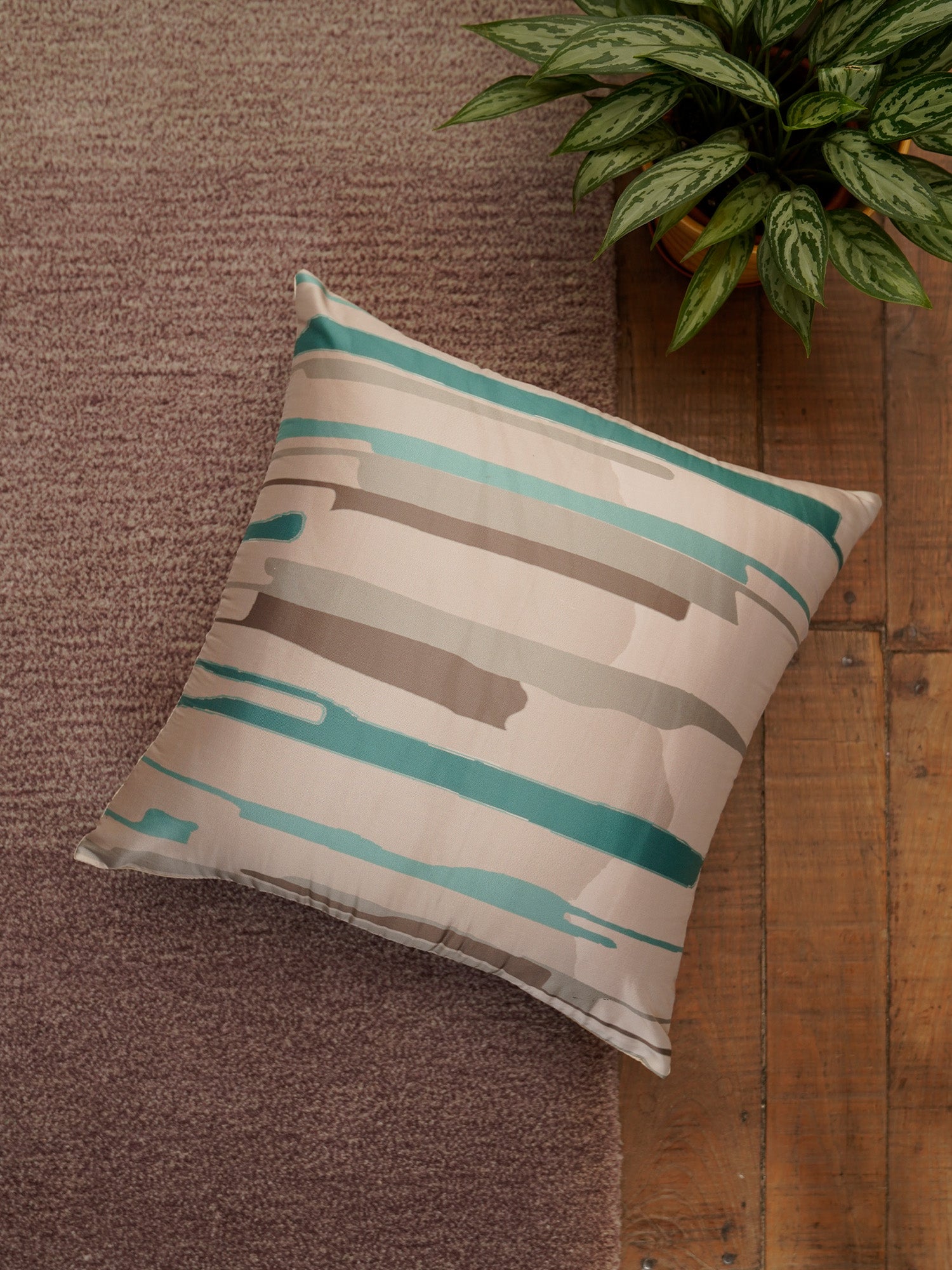 Cushion Cover Taffeta Abstract Geometric Multi - 16" X 16"