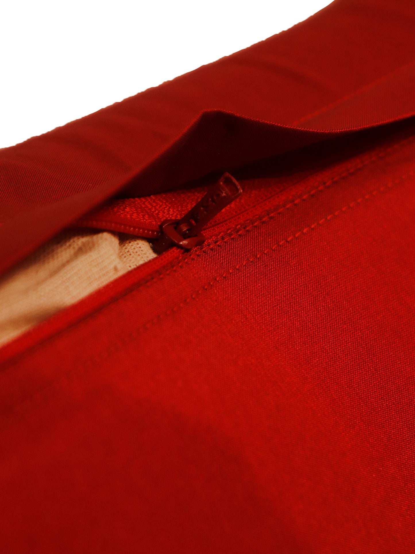Cushion Cover Printed Taffeta Contemporary Print Red Orange - 16" X 16"