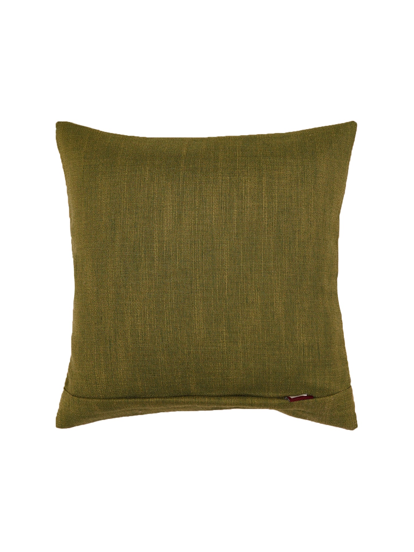 Cushion Cover Polycanvas Modern Ikat Green - 16" X 16"