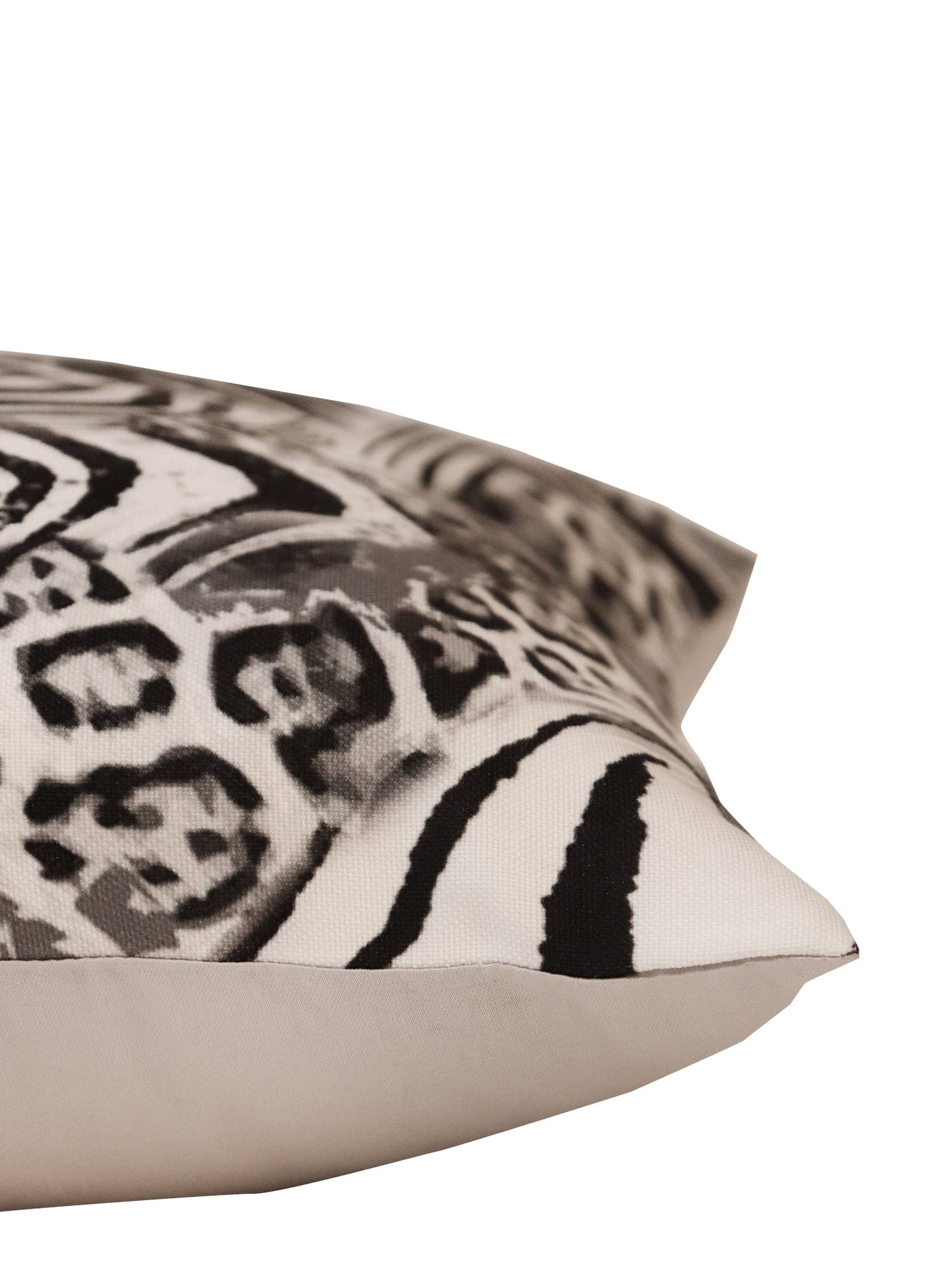Cushion Cover Poly Canvas Animal Print - 16X16