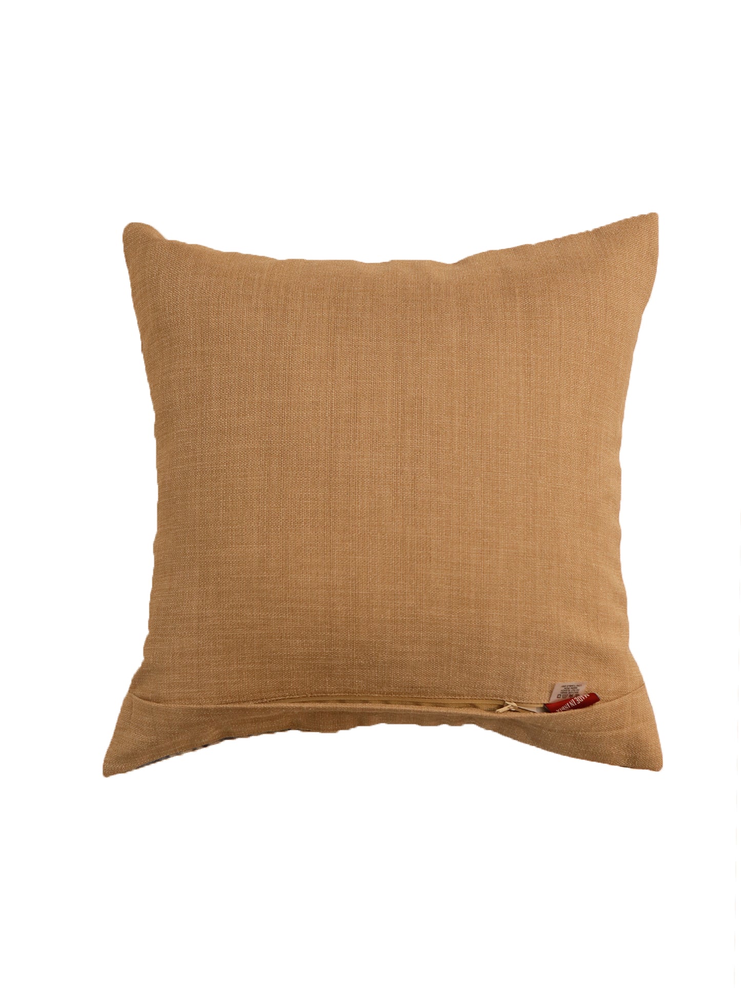 Cushion Cover Printed Poly Canvas Vintage Floral Grey - 16"x16"
