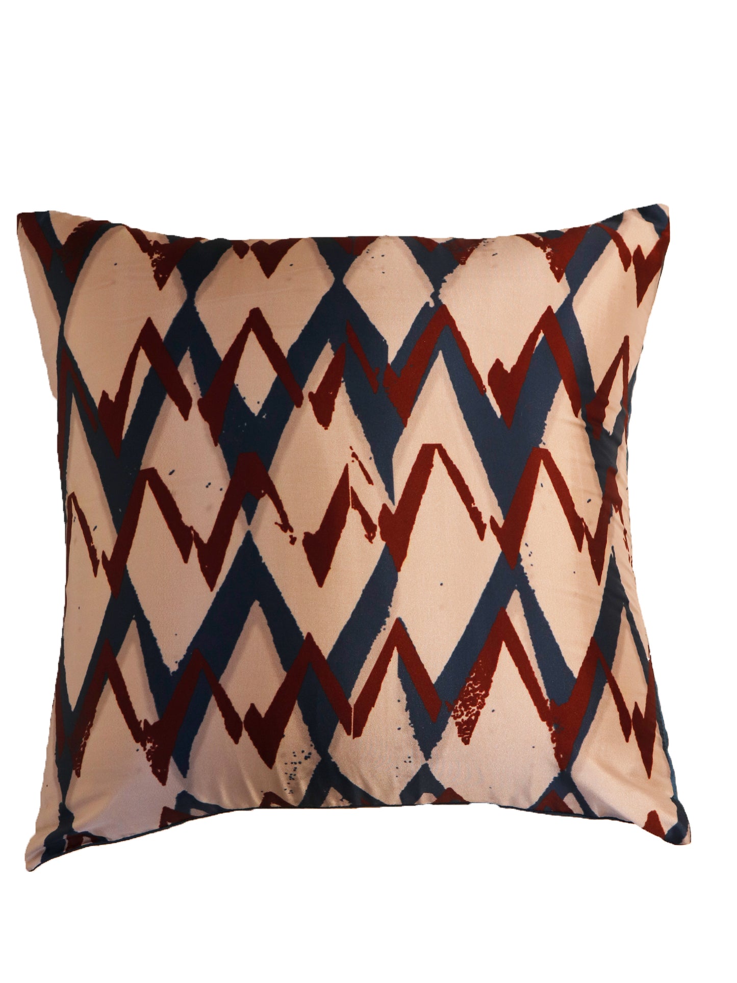 Cushion Covers Set Of 3 Polycanvas Printed Abstract Design Multi- 16" X 16"