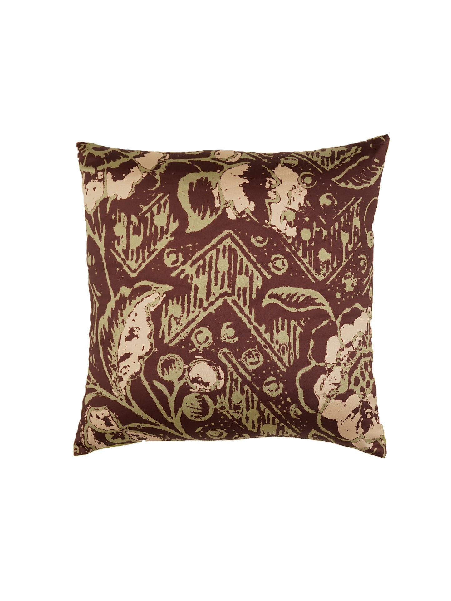 Cushion Covers Set of 3 Polycanvas Printed Geo Floral Multi- 16" X 16"