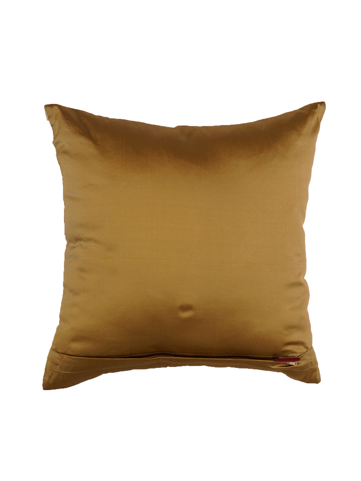 Cushion Covers Set Of 3 Polycanvas Printed Bandhani Painted 1 Multi- 16" X 16"