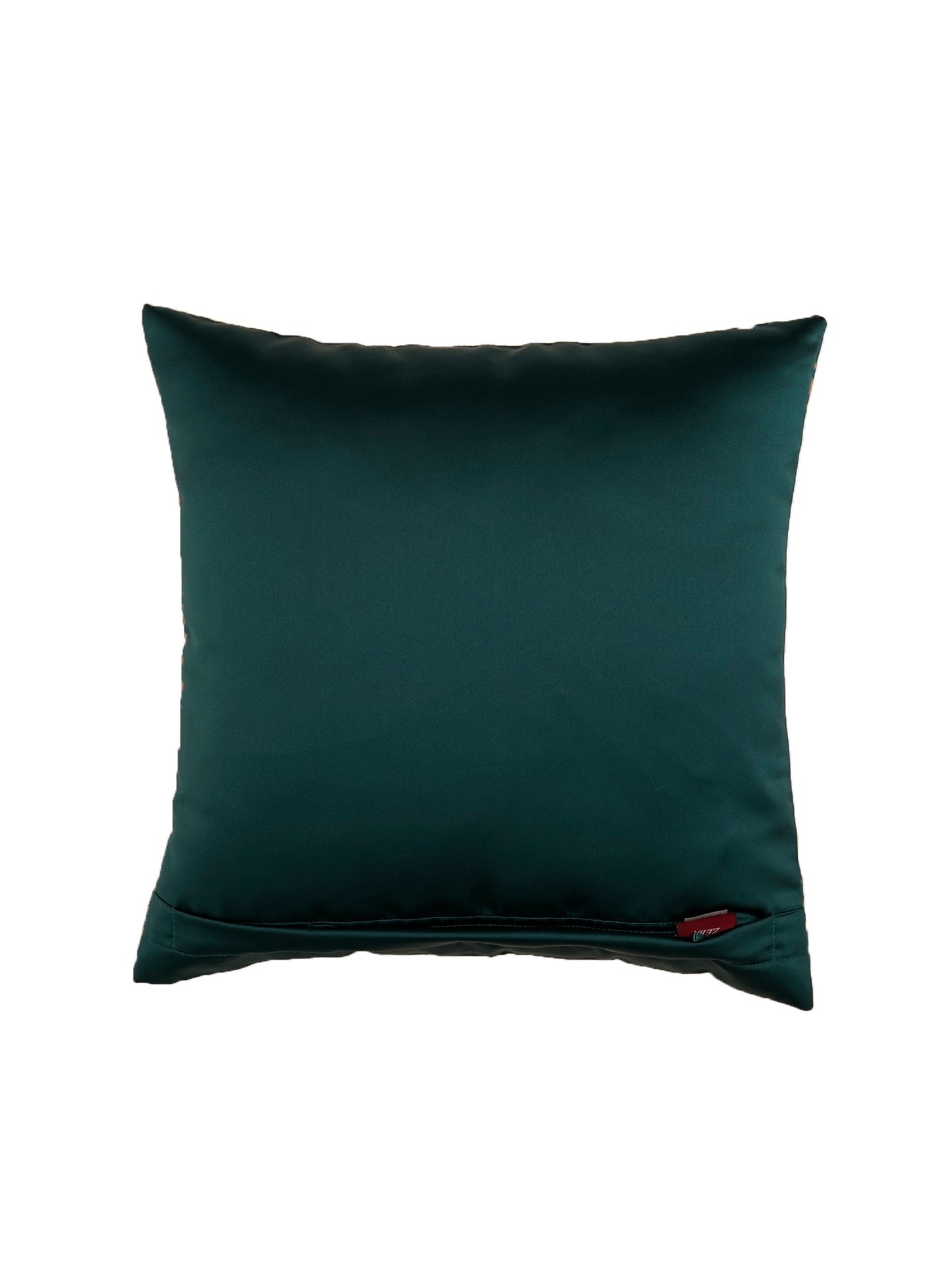 Cushion Covers Set Of 3 Polycanvas Printed Bandhani Painted Motifs Multi- 16" X 16"