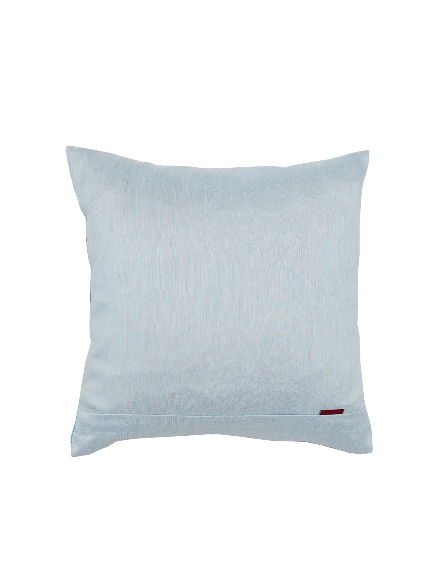 Cushion Cover Poly Canvas Digital Print With Embroidered Multi - 16"X16"
