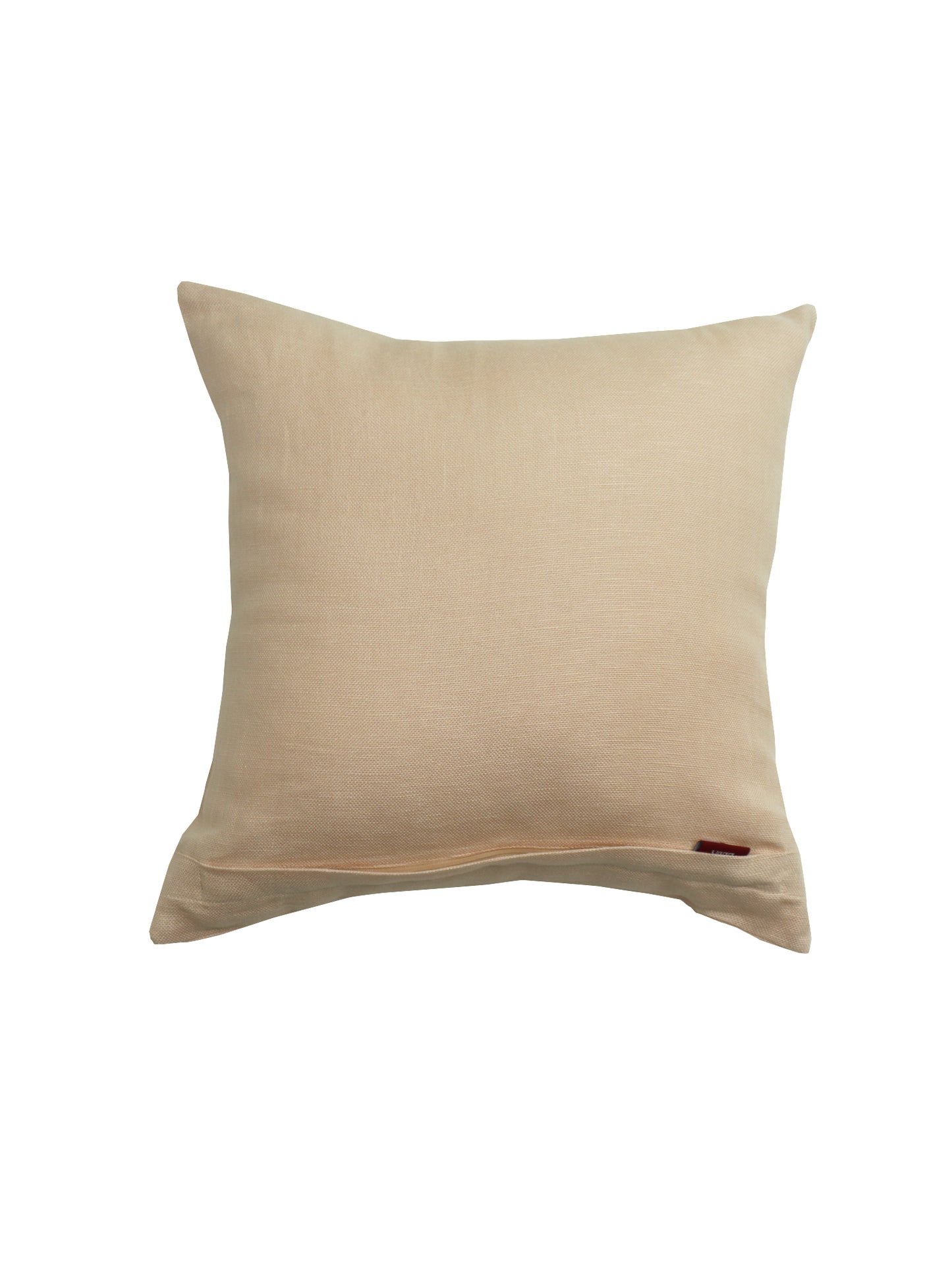 Cushion Cover Cotton Blend Solid Light Brown - 16" X 16"