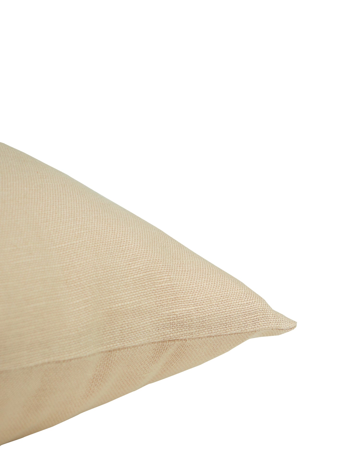 Cushion Cover Cotton Blend Solid Light Brown - 16" X 16"