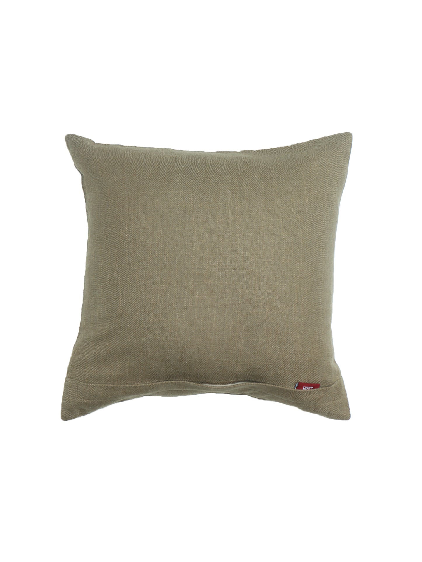 Cushion Cover Cotton Blend Solid Brown - 16" X 16"