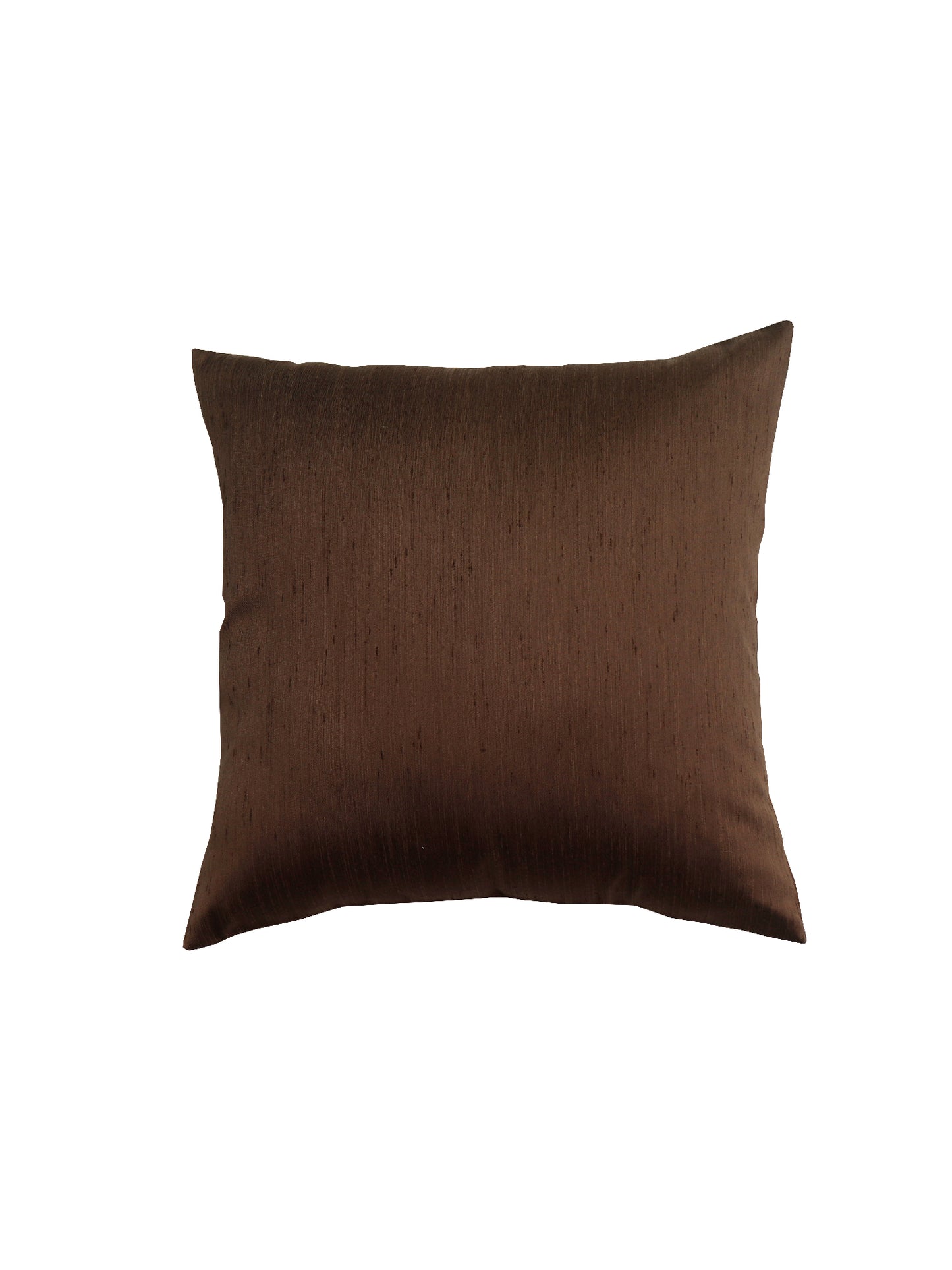Cushion Cover Cotton Blend Solid Brown - 16" X 16"
