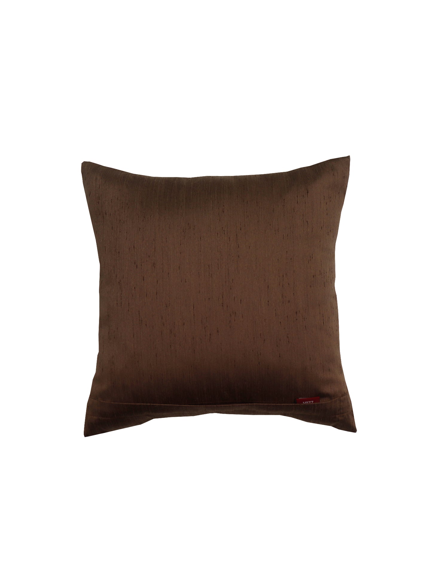 Cushion Cover Cotton Blend Solid Brown - 16" X 16"