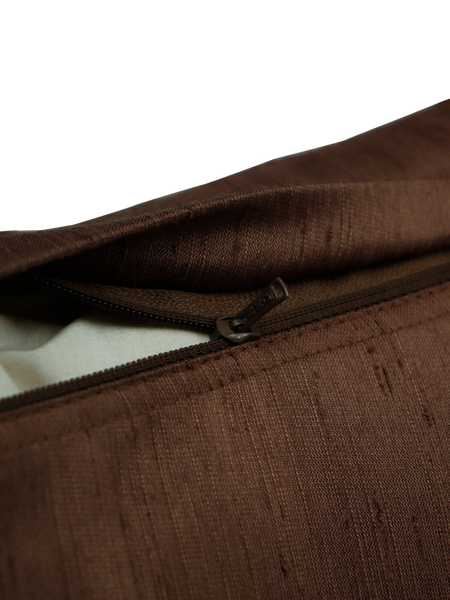 Cushion Cover Cotton Blend Solid Brown - 16" X 16"