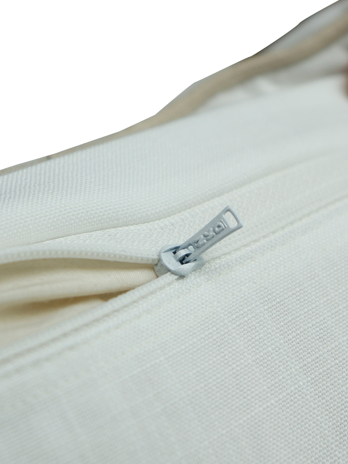 Cushion Cover Cotton Blend Solid cord Piping White - 16" X 16"