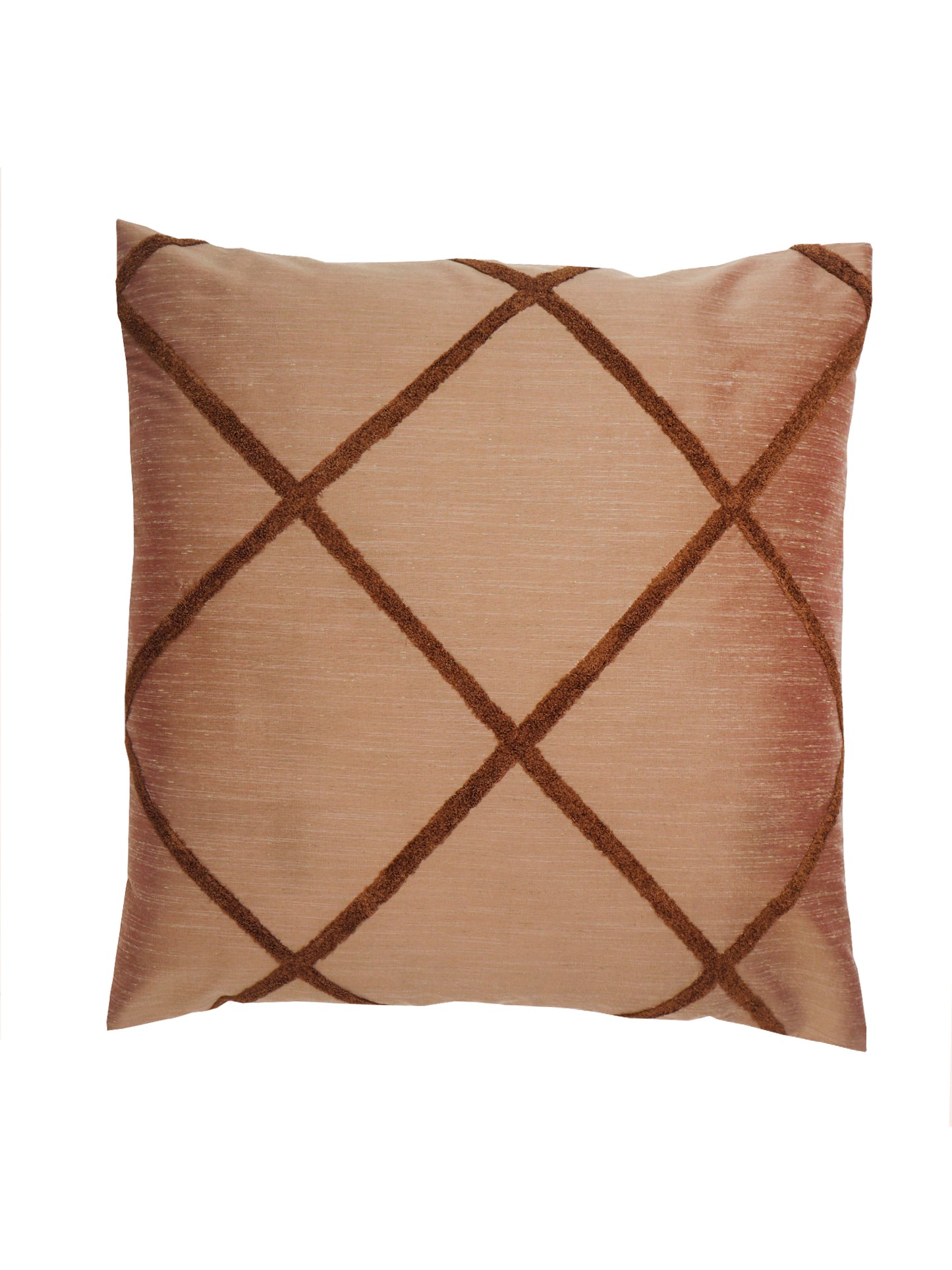 Cushion Cover Polyester Blend Towel Embroidery Grey - 24" x 24"