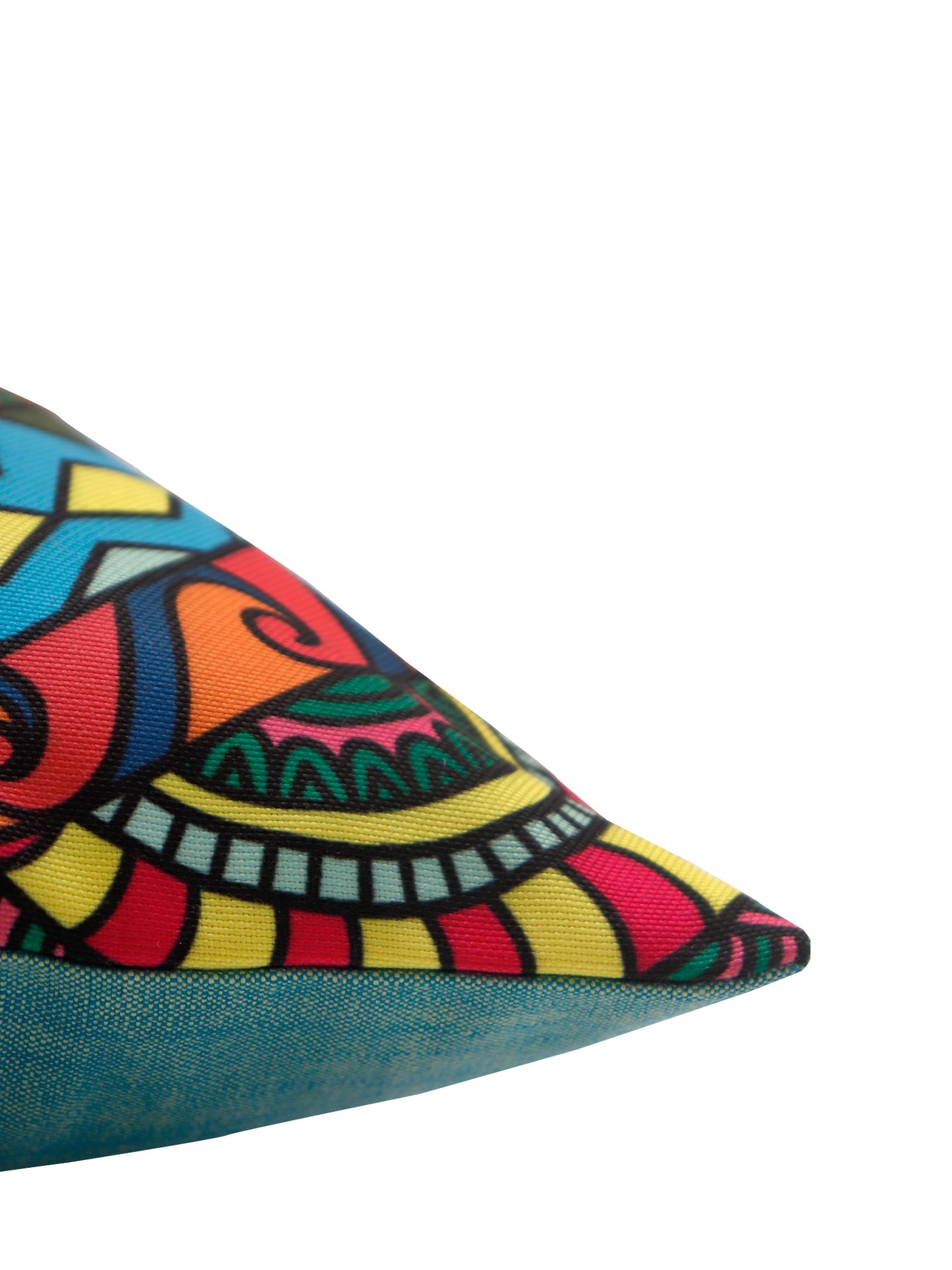 Cushion Covers Digitally Print Abstract Bohemian Multi - 16" X 16"