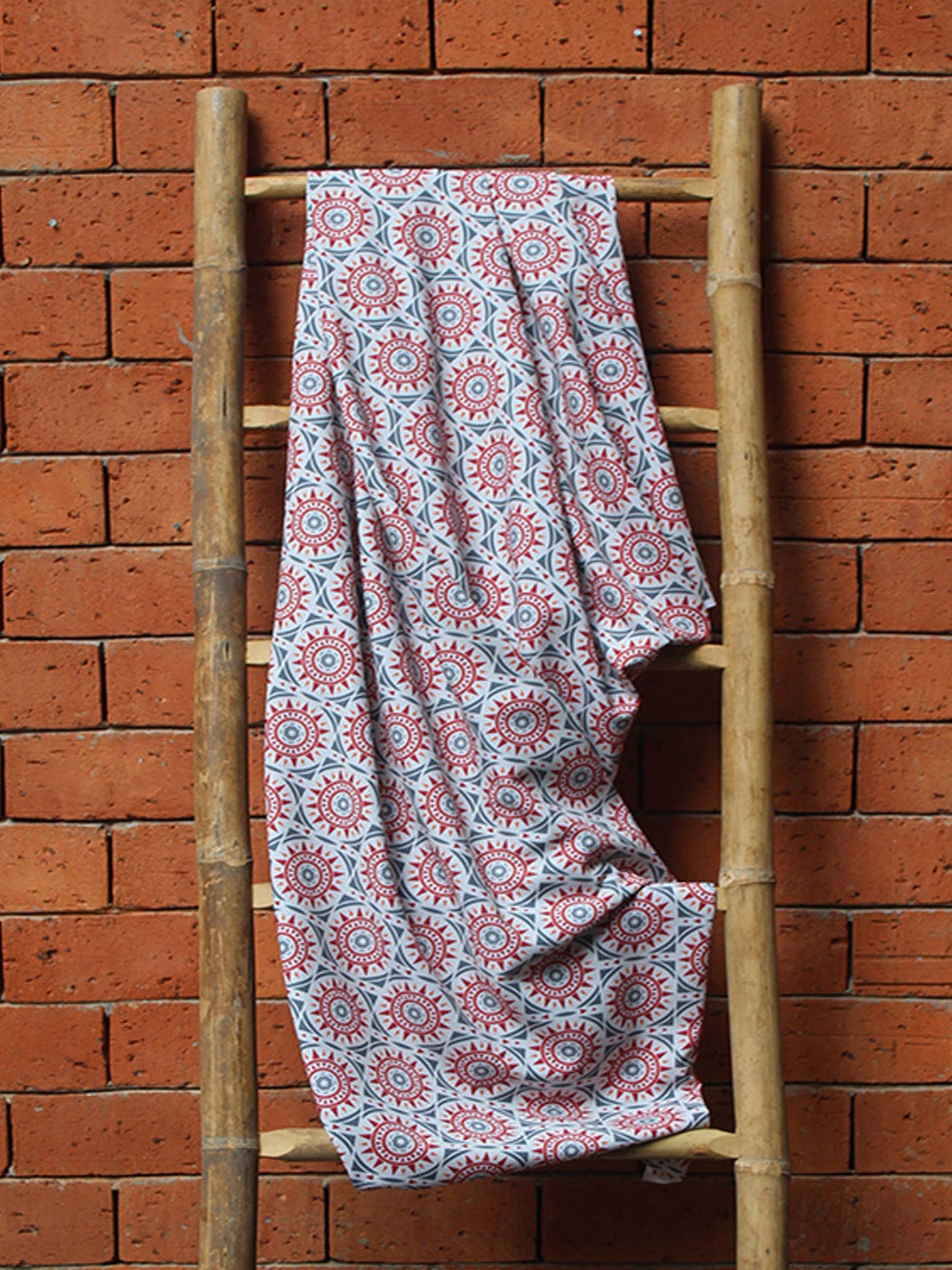Fabric Cotton Blend Digital Printed Multi 54"