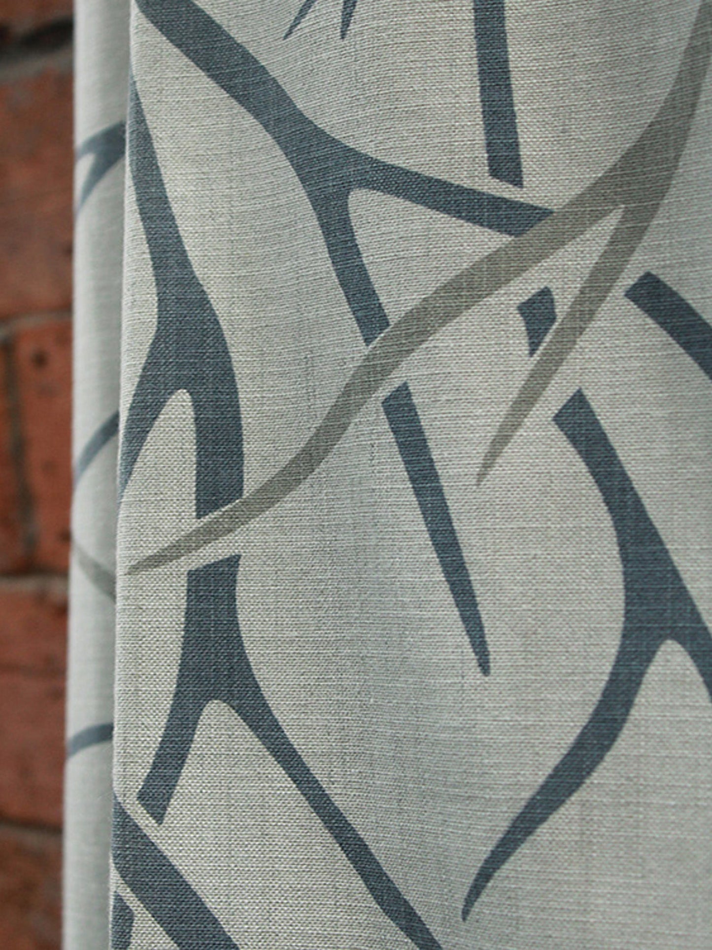 Fabric Cotton Blend Screen Printed Grey 54"