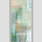 Cool Blue Abstract Contemporary Printed Wall Art 24" X 48"