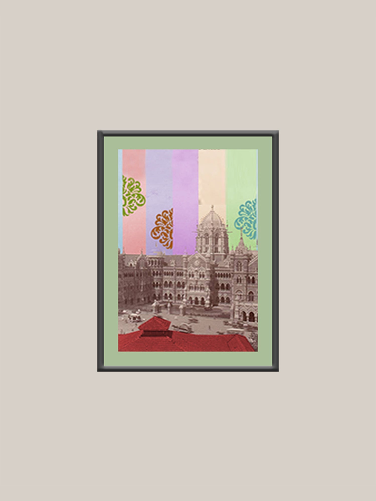 Rhythm of Mumbai VT Printed Wall Art 12" X 16"