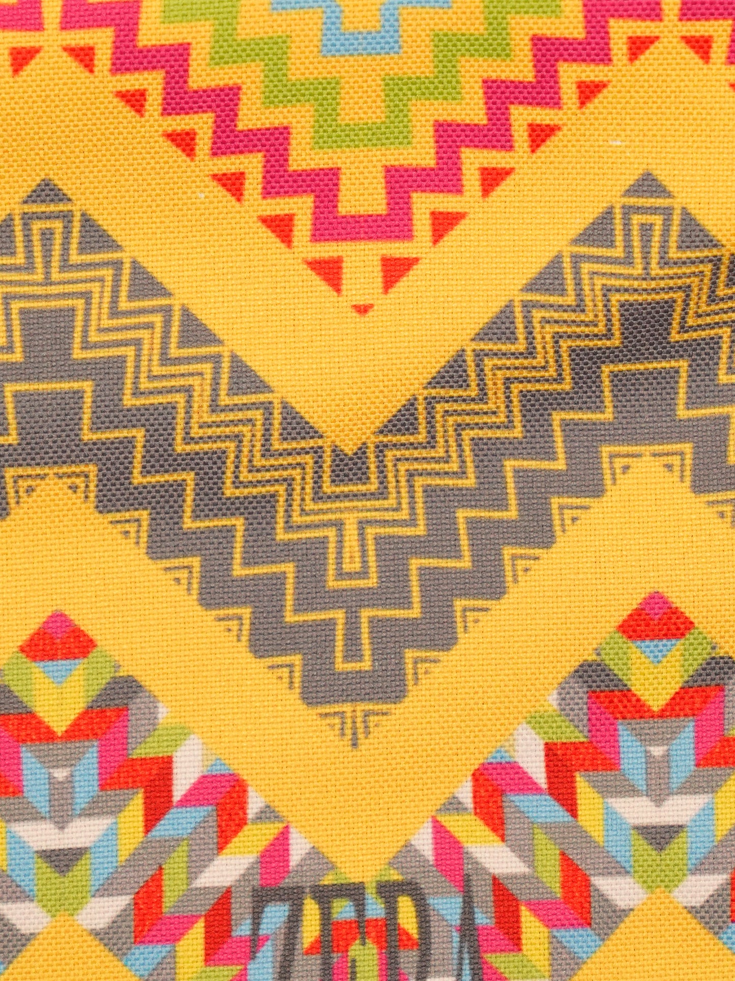 Shoe Bag with See Throught Patch Digital Print Poly Canvas - 10" X 13"