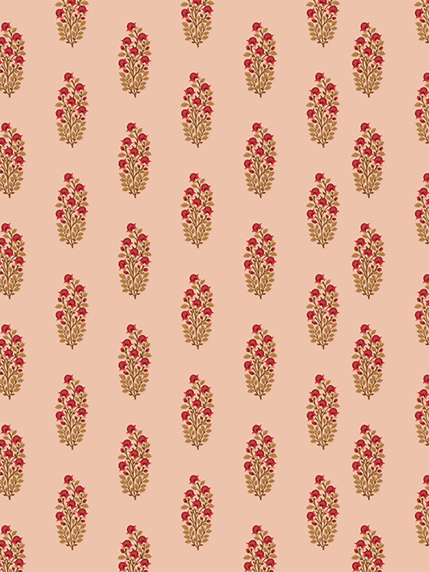 Wallpaper Non Woven/Canvas - Plush Peony (1 sqft)