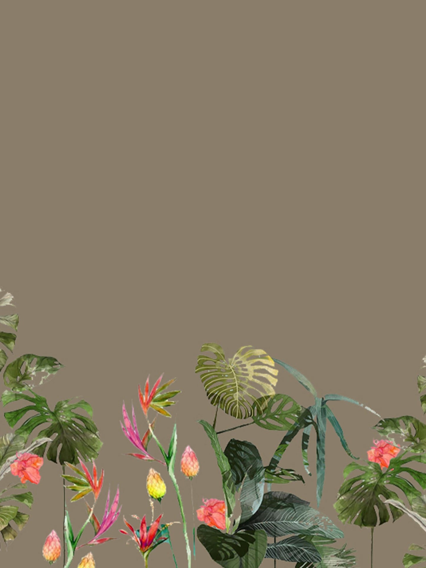 Wallpaper Non Woven/Canvas - Garden of Eden (1 sqft)