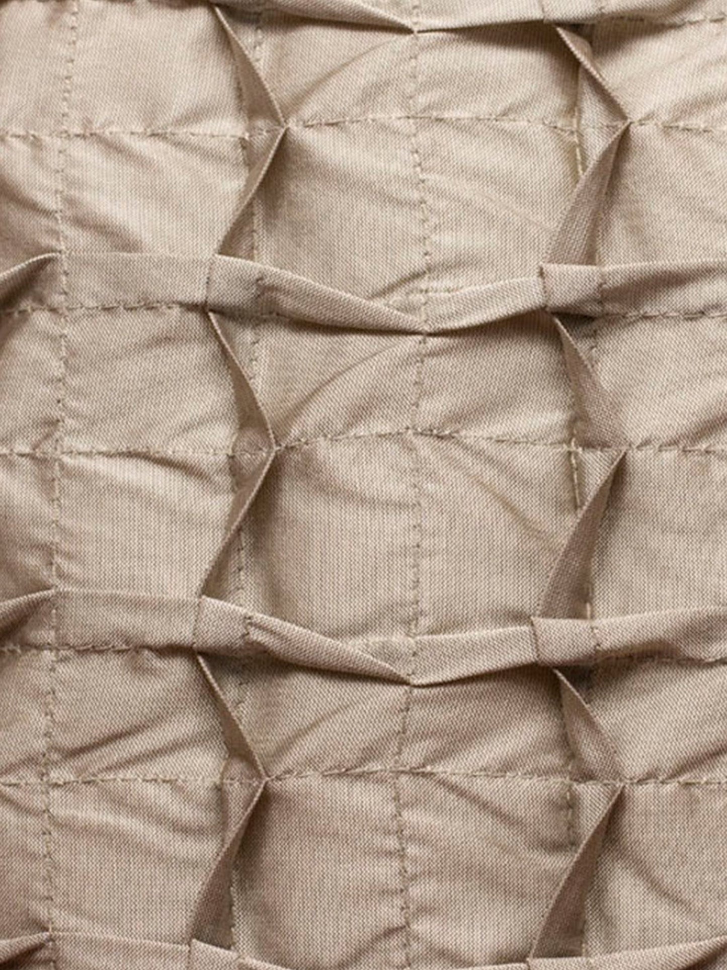 Technique Cushion Cover 100% Polyester Box Pleated Silver - 16" X 16"