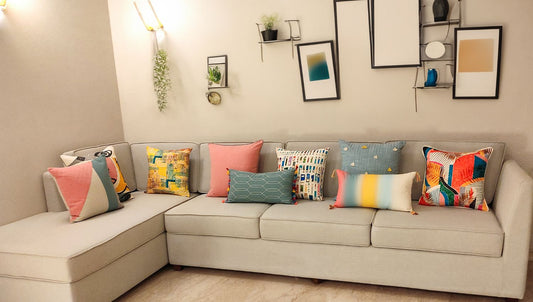Summer Vibes: Cushion Covers in Vibrant Colors and Patterns